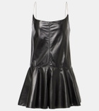 Alaïa Slip leather romper