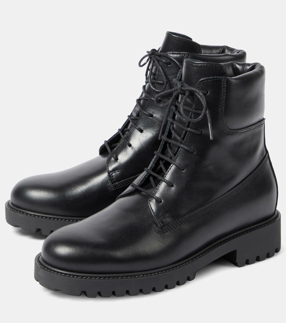 Toteme The Husky leather combat boots Toteme