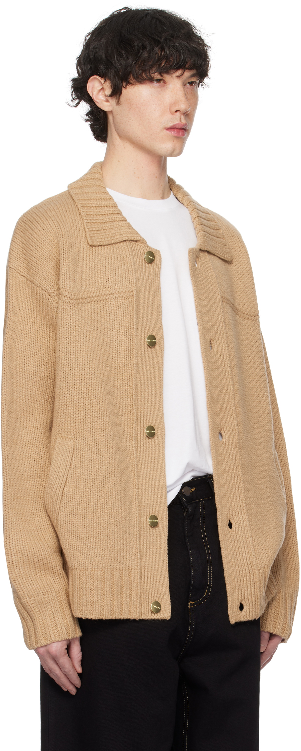 Carhartt Work In Progress Beige Santa Fe Cardigan Carhartt WIP