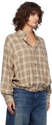 Carter Young Beige Coaches Jacket