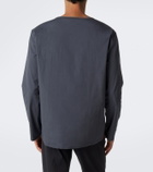 Miu Miu Cotton-blend poplin T-shirt