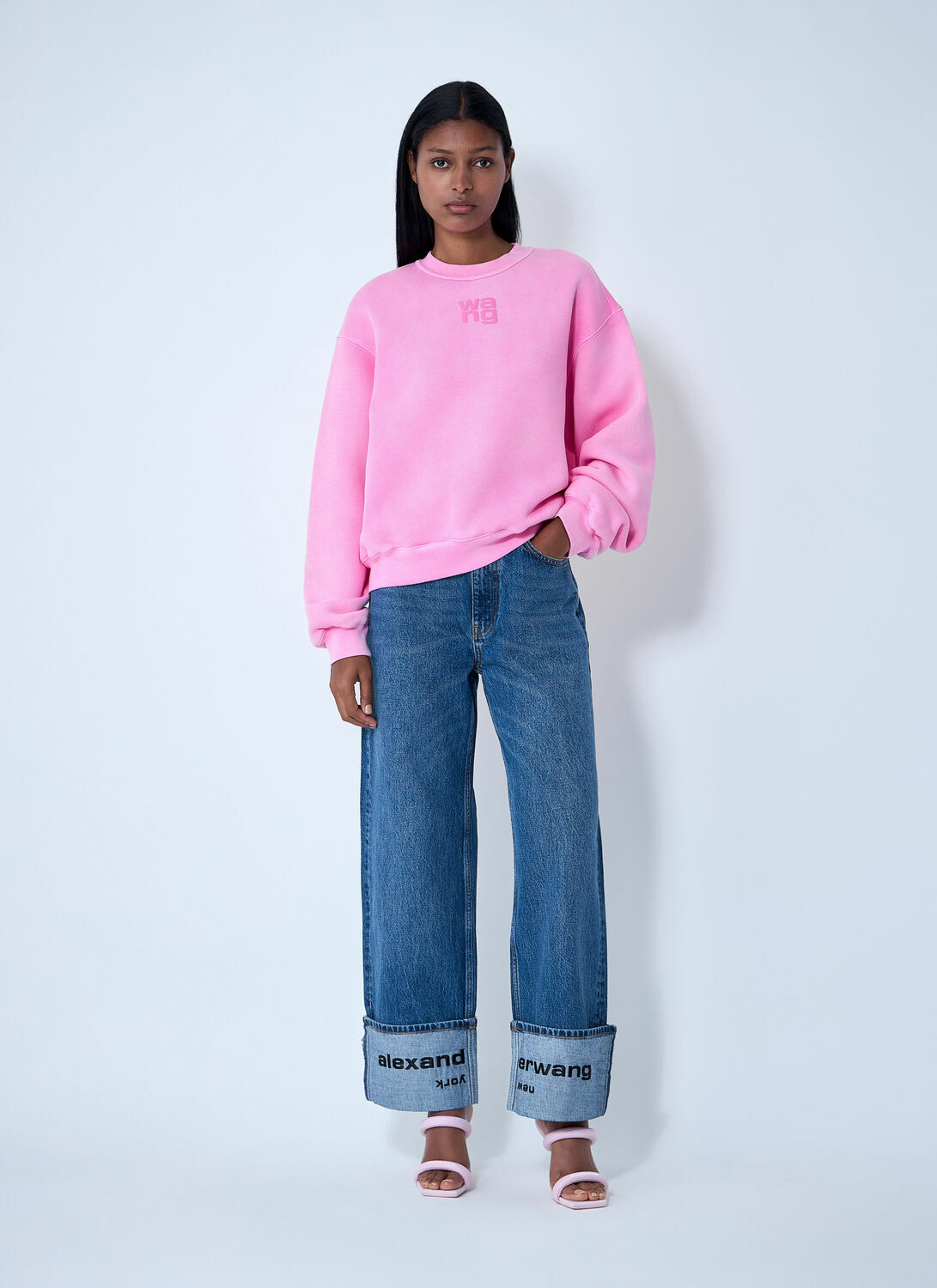 Alexander Wang Logo Motif Sweatshirt