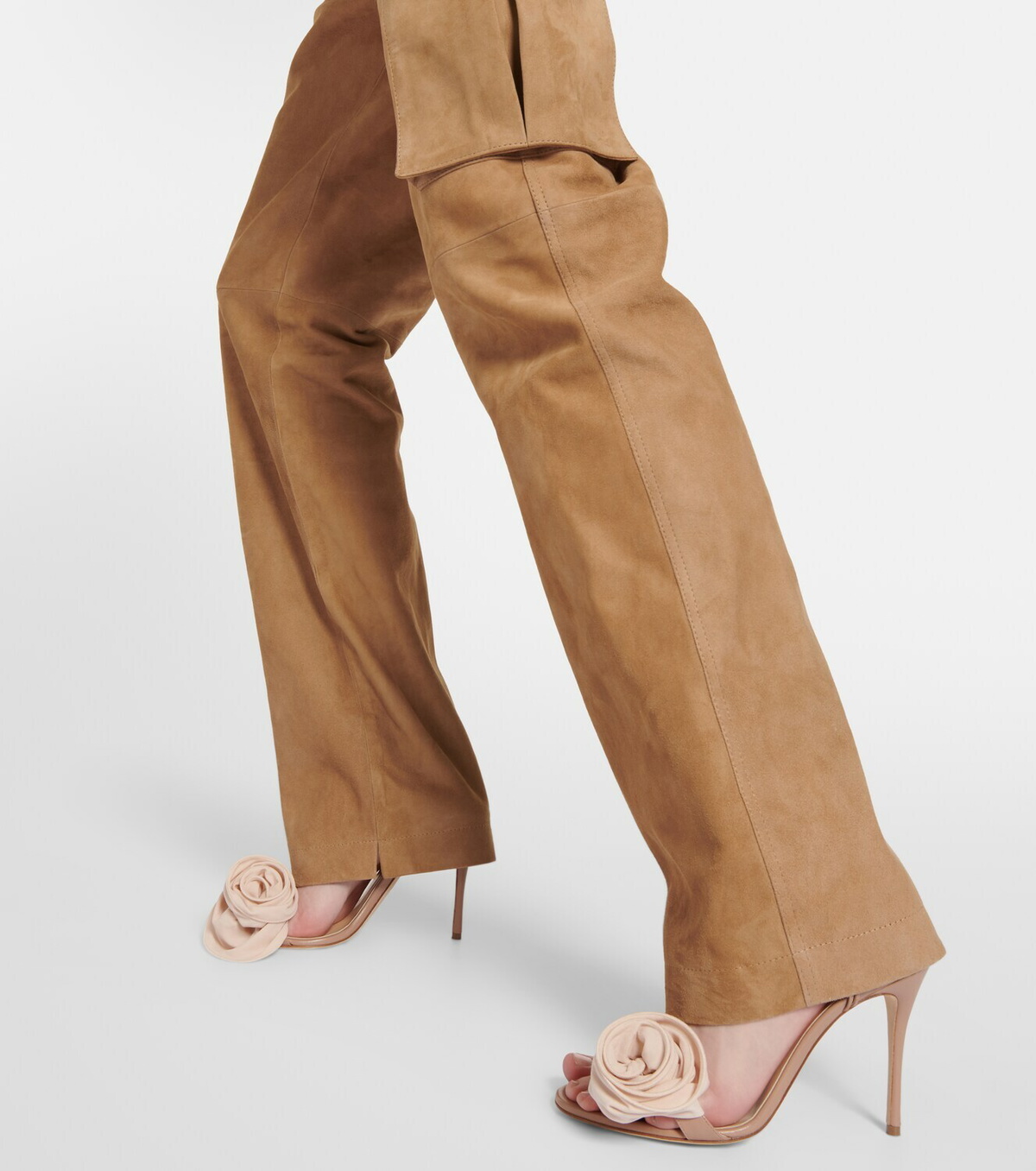 Magda Butrym Suede cargo pants Magda Butrym