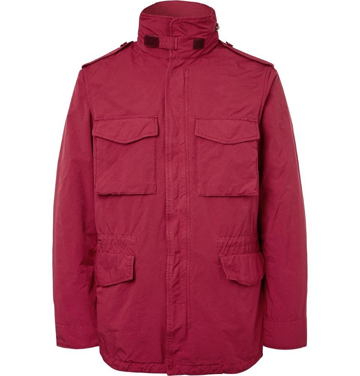Photo: Aspesi - Garment-Dyed Shell Field Jacket - Men - Red