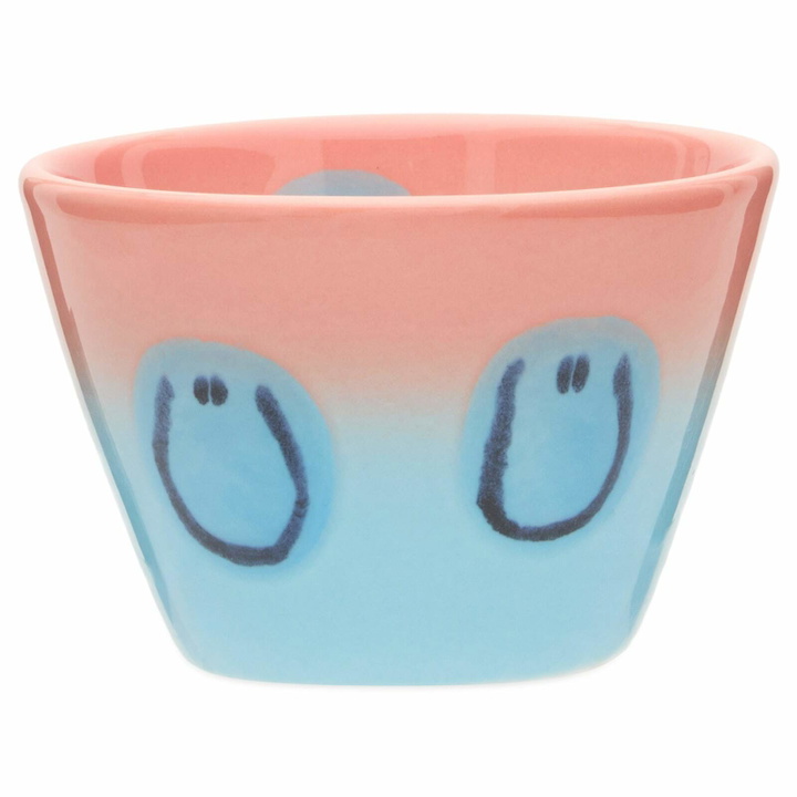 Photo: Frizbee Ceramics Super Cup Large - 250ml in Pink Water Gradient Smile 