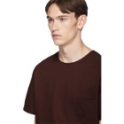 Lemaire Brown Mercerized T-Shirt