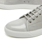 Lanvin Men's DBB1 High Shine Toe Cap Sneaker in Powder Grey