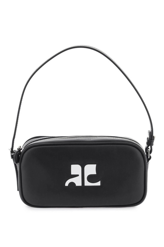 Photo: Courrèges Black Leather Shoulder Bag