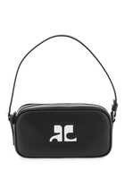 Courrèges Black Leather Shoulder Bag