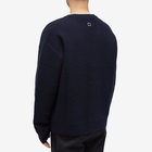 Wooyoungmi Men's Textured Cardigan in Navy