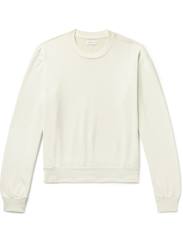 Photo: John Elliott - Interval Cotton-Jersey Sweatshirt - Neutrals