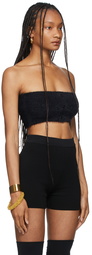 JACQUEMUS Black La Montagne 'Le Bandeau Neve' Bra