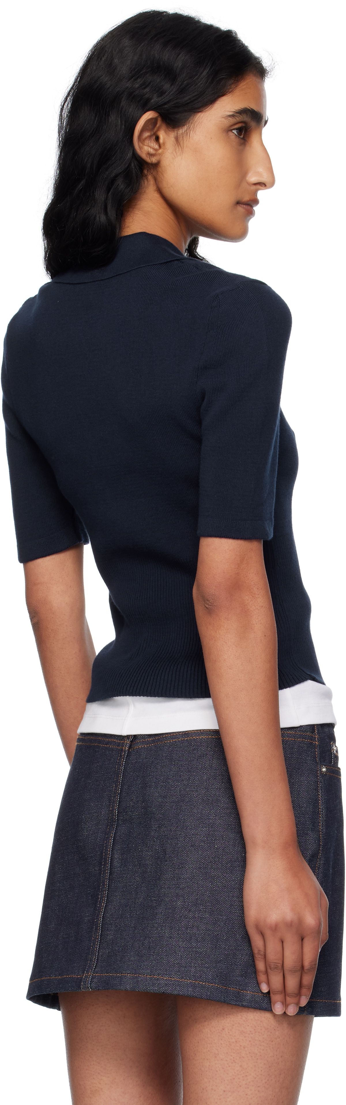A.P.C. Navy Joelle Polo