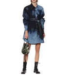 Matthew Adams Dolan - Tie-dye denim shirt dress