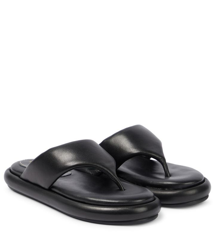 Photo: Proenza Schouler - Pipe leather thong sandals