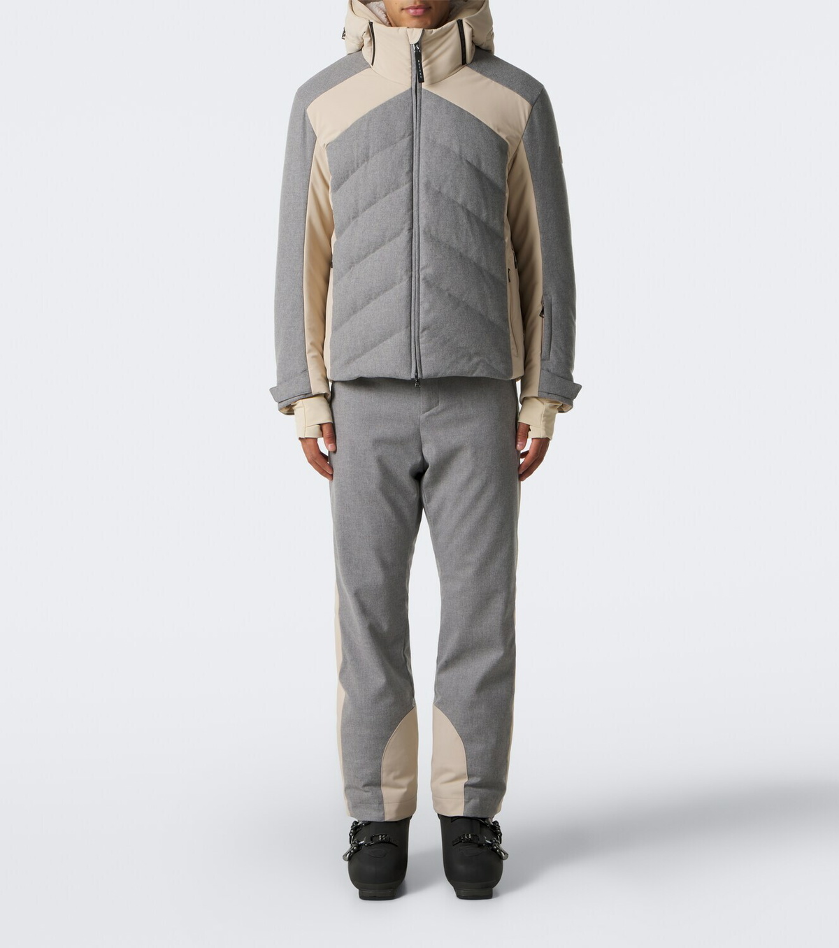 Bogner Flann flannel down ski jacket