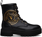 Versace Jeans Couture Black Syrius Boots