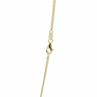 Serge DeNimes Men's 1.5mm Curb Chain in Gold 