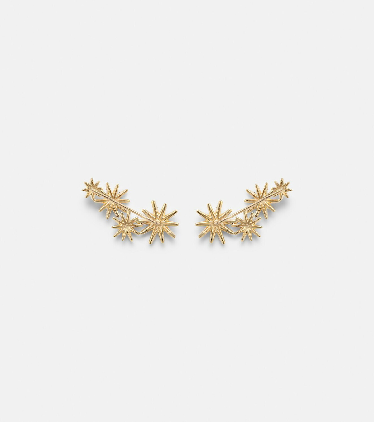David Yurman Starburst 18kt gold earrings with diamonds