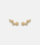 David Yurman Starburst 18kt gold earrings with diamonds
