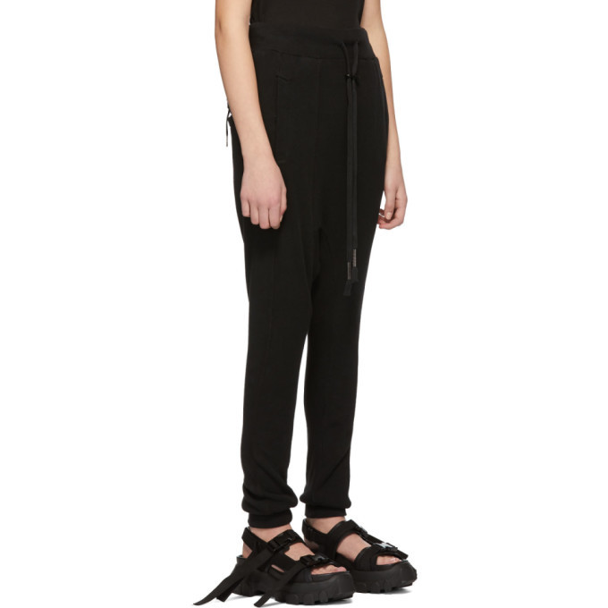 Boris Bidjan Saberi Black Long John Lounge Pants