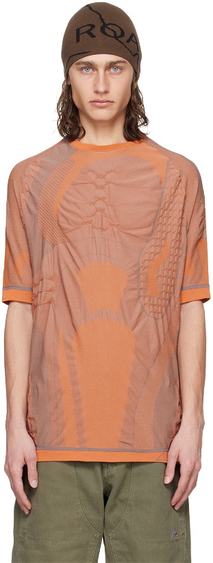 Photo: ROA Orange Seamless T-Shirt