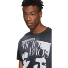 Dsquared2 Black Vicious Bros Cigarette Fit T-Shirt
