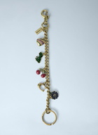 Coach Charm Keychain With Mixed Motifs