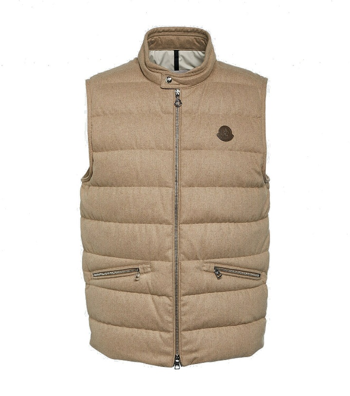 Photo: Moncler - Gallienne cashmere-blend down vest
