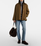 Staud Henry shearling-lined suede combat boots