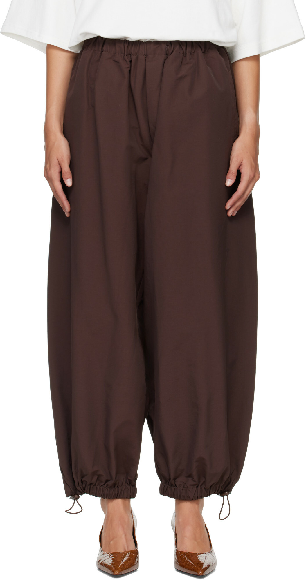 Entire Studios Brown Profile Trousers