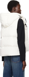 Canada Goose White 'Black Label' Junction Down Vest