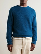 Howlin' - Birth of the Cool Brushed-Wool Sweater - Blue