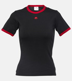 Courrèges Logo cotton jersey T-shirt