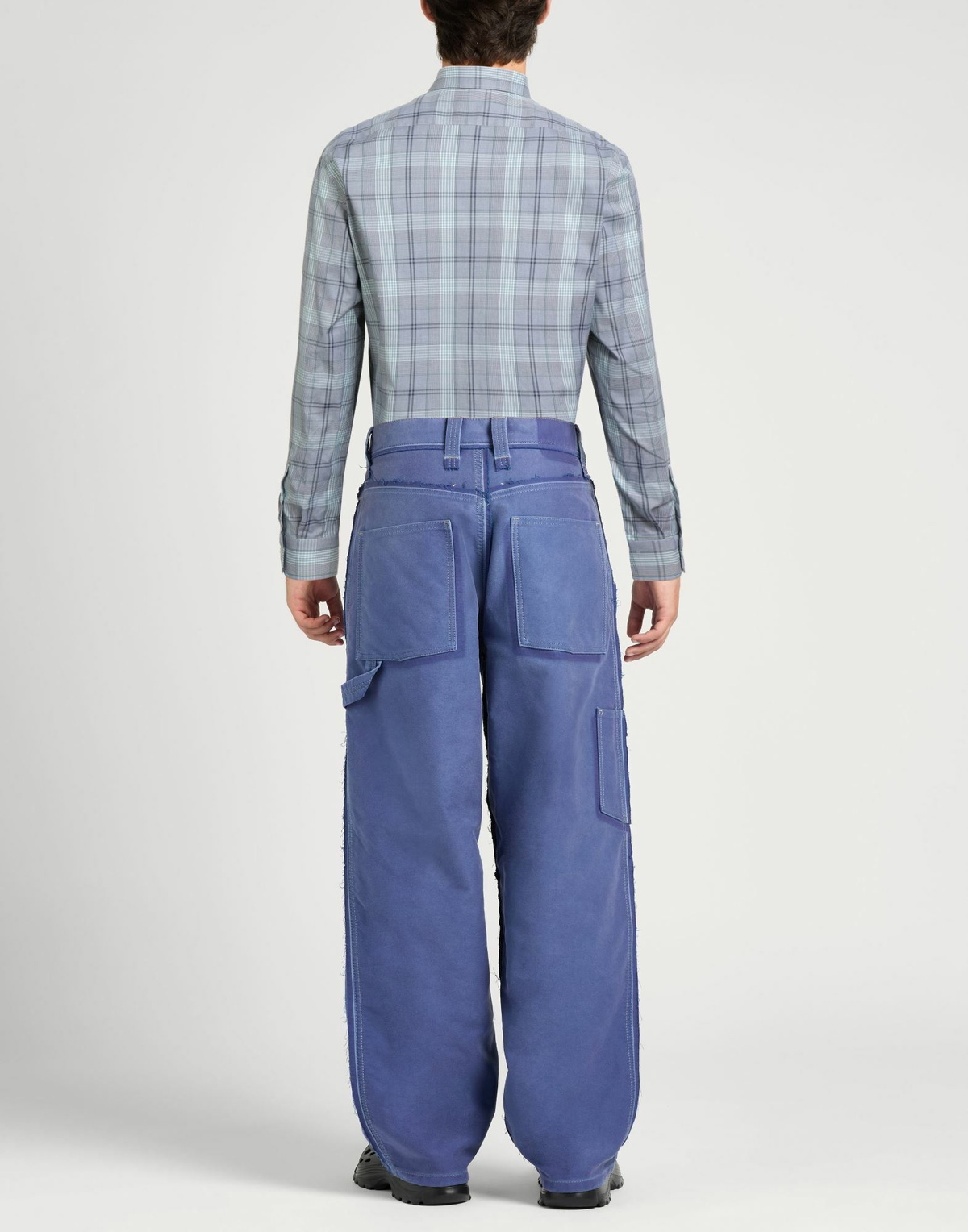 Isaia Mens Shirt in Blue