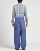 Isaia Mens Shirt in Blue