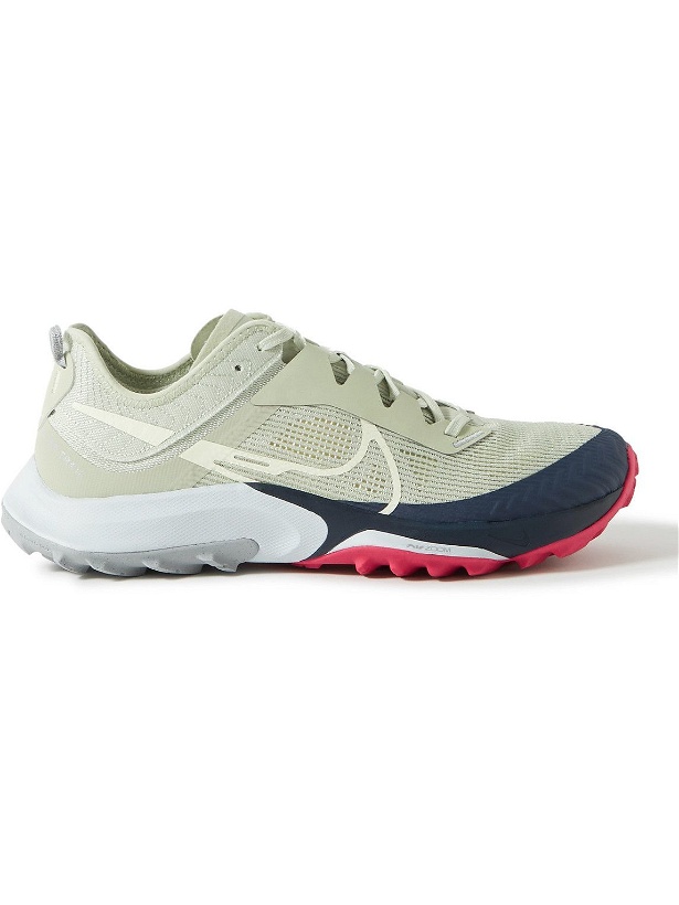 Photo: Nike Running - Air Zoom Terra Kiger 8 Rubber-Trimmed Mesh Trail Running Sneakers - Green