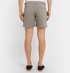 Orlebar Brown - Bulldog Slim-Fit Stretch-Cotton Twill Shorts - Men - Gray green