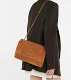 Saint Laurent - Kate reversible suede shoulder bag