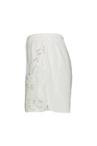 Marine Serre Short In Regenerated Household Linen