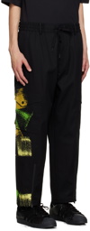 Y-3 Black Printed Trousers