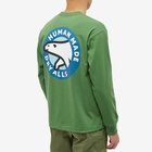 Human Made Men's Long Sleeve Polar Bear T-Shirt in Green