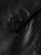 Enfants Riches Déprimés - Go To Dallas Panelled Leather Blazer - Black