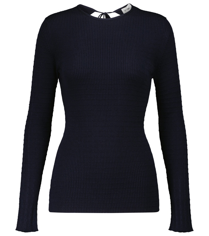 Photo: Victoria Beckham - Ribbed-knit sweater