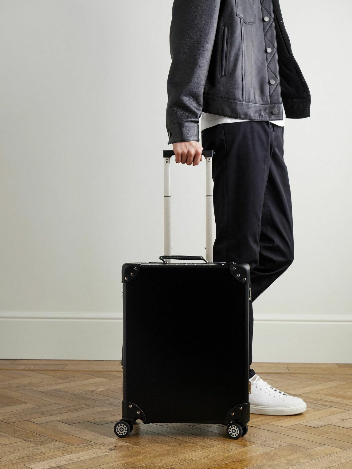 Globe-Trotter - Metropolis Leather-Trimmed Carry-On Suitcase