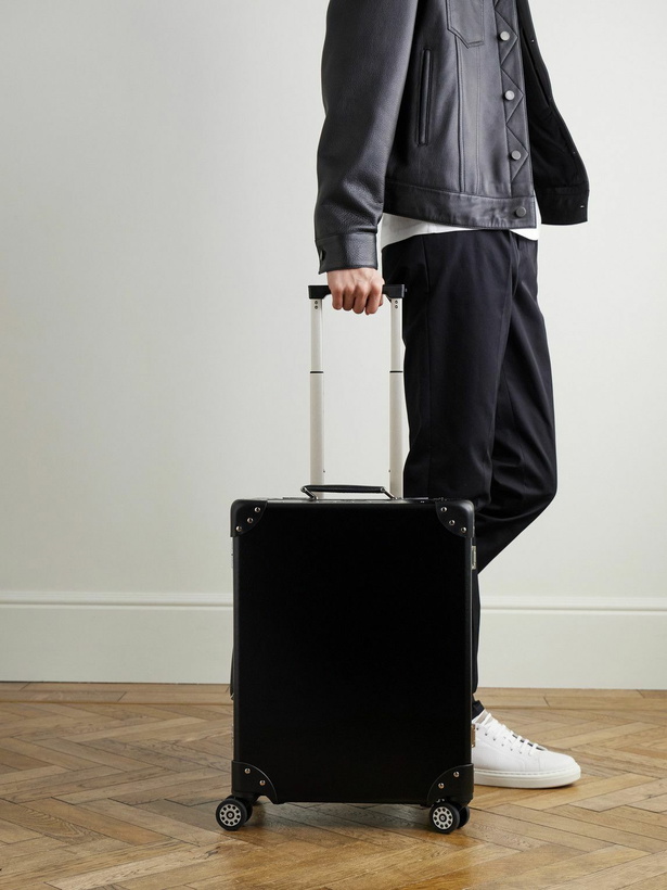 Photo: Globe-Trotter - Metropolis Leather-Trimmed Carry-On Suitcase