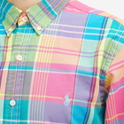 Polo Ralph Lauren Men's Plaid Check Shirt in Pink/Turquoise Multi