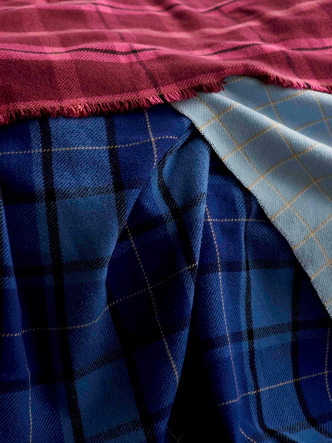 TEKLA - Tartan Fine Wool Throw