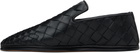 Bottega Veneta Black Sunday Slippers