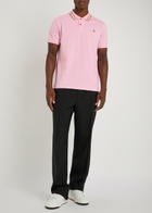 Vivienne Westwood Classic Logo Piqué Cotton Polo Shirt Peach